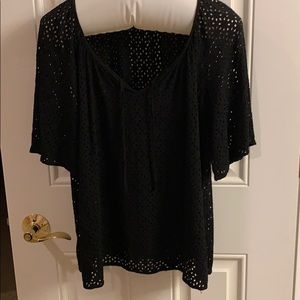 Eyelet top